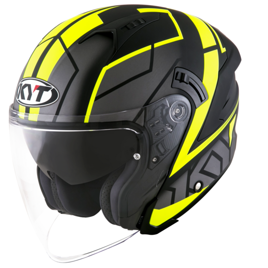KYT NF-J - Motion matt yellow  "XS" a "M"